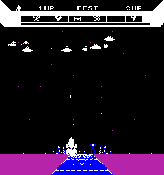 Super Astro Fighter (Cassette) Screenshot 1